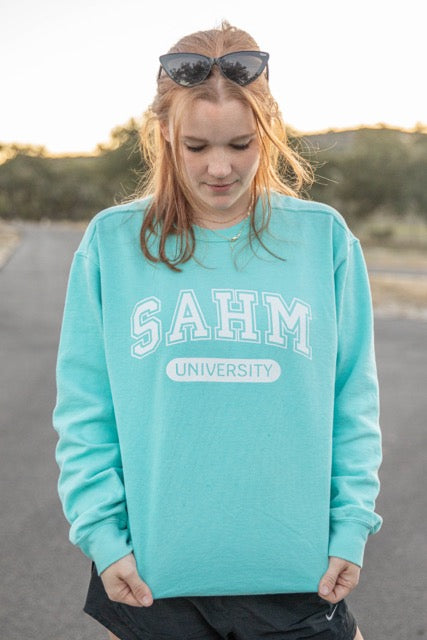 SAHM University Crewneck